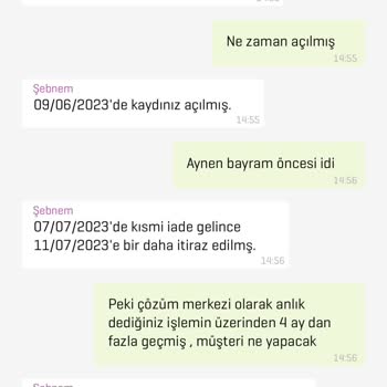 Enpara Farklı Banka ATM'sinden Yatan Paramı İade Etmiyor.