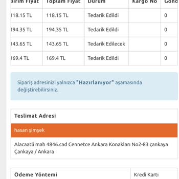 Bkmkitap Gönderim Problemi Ve Çözümü İçin Hiçbir Şekilde Ulaşılamaması