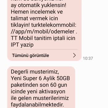 Türk Telekom Paket Kullanımı Hak İhlal