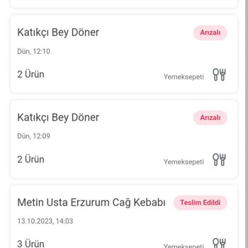 Yemek Sepeti Online Sipariş Para Hesaptan Çekildi Ürün Gelmedi