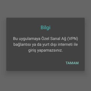Tecno Mobile VPN Sanal Ağ Bağlantısı Ve Yurt Dışı Bağlantısı Olduğu Uyarısı Veriyor