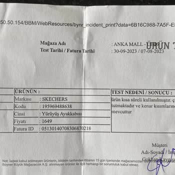 Boyner Sattığı Ürünün Arkasında Duramaması