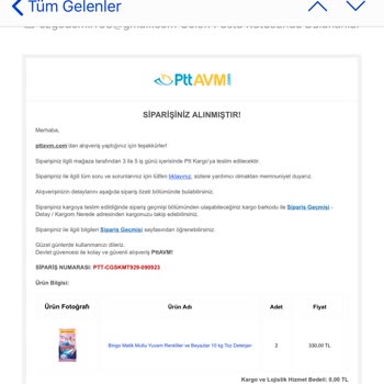 PttAVM Ürünler Sahte Çıktı