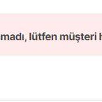 Hepsiburada Sipariş Verememe Sorunu...