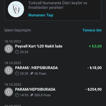 Paycell Hediye Para Yüklemesi Yapmıyor