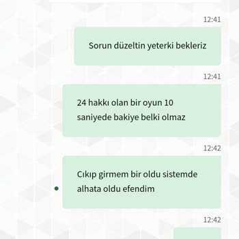 Sahabet Şikayet Oyun Hatası