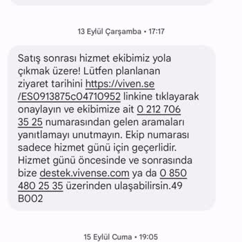 Vivense Mağazasından Satın Aldığım Minorka Köşe Koltuk Takımında Sorun Yaşıyorum