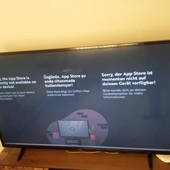 Regal 55R752U 55" 4K App Store Şu Anda Cihazınızda Kullanılamıyor.