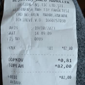 Beşiktaş Fırını (Ankara) Beşiktaş Fırın Abidinpaşa Şubesinde Hizmet Ve İnsanlık Kurusu