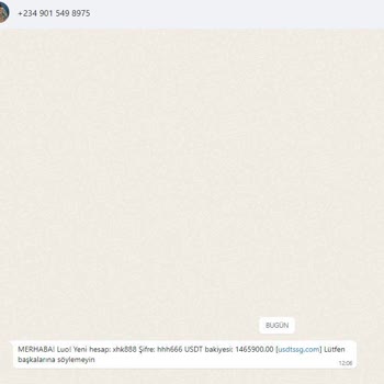 Usdtssg.com Hakkında Şikayet