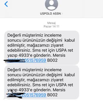 Us Polo Üretici Hatalı Ürünün Arkasında Durulmaması