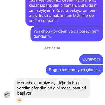 Wood Work Company Para Ödendi İş Etiği Sıfır