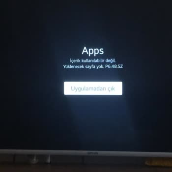 Onvo Apps Hatası Veriyor