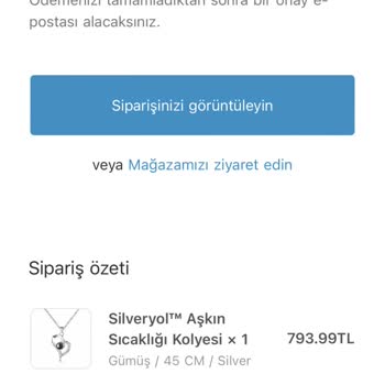 Silveryol Siparişim İle İlgili Bilgi Alamıyorum