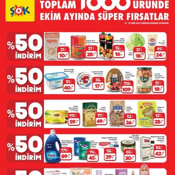 Şok Market Katalog Ürünü Olan Malzemenin Bayide Bulunmaması