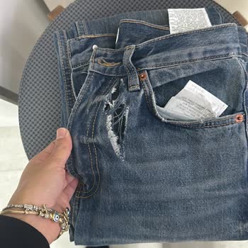 Zara'dan Yeni Alıp İlk Defa Giydiğim Kot Yırtıldı!