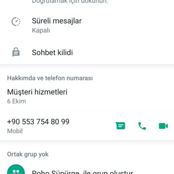Robo Süpürge Servisi Ürünüm Hakkında Bilgi Vermiyor