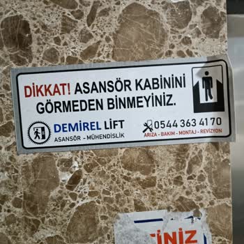 Sanayi ve Teknoloji Bakanlığı Asansörcü Malzemeleri Eksik Takıp İnsan Hayatını Tehlikeye Atmıştır.