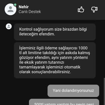 Maksibet Sitesine Yatırdığım 500 TL Para Yansımadı