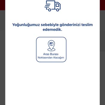 Aras Kargo Kargomu Tarafıma Ulaştırmama