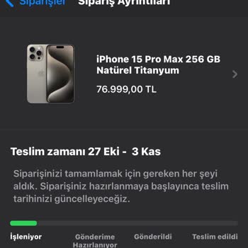 Apple Türkiye İphone 15 Pro Max!