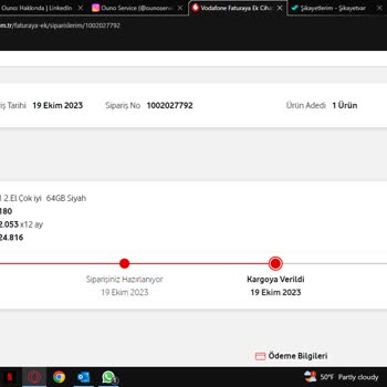 Vodafone Cihaz Ve Kargo Takibi