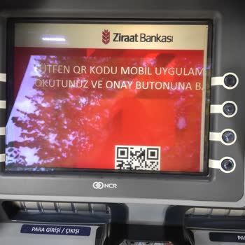 Ziraat Bankası ATM QR Kod Hatası
