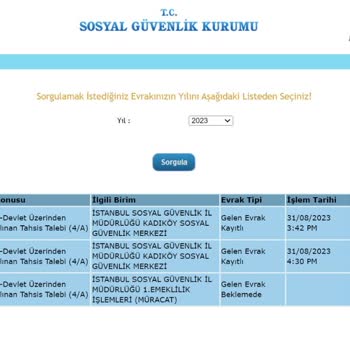 SGK EYT Başvurusu Hakkında