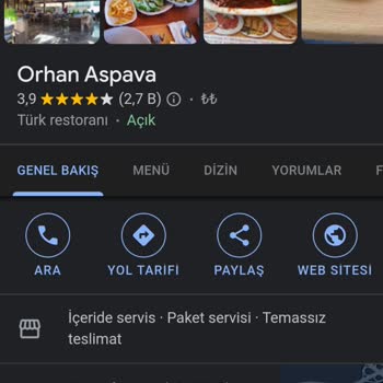 Orhan Aspava Lokantası Çalışanların Tutumu Ve Gereksiz Pahalı Olması