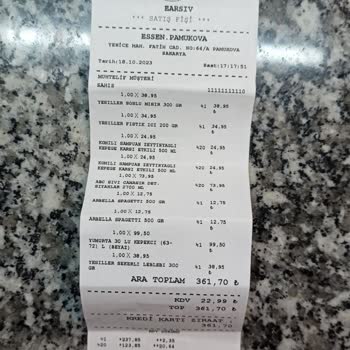 Essen Market Bozuk Ürün Satılması