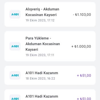 A101 Kampanya Puanlarını Yüklemiyor