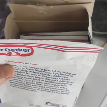 Dr. Oetker Krem Şanti Boş Çıktı!