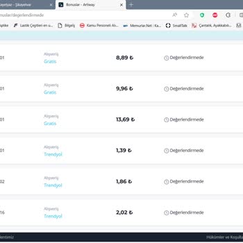 Artiway Kazandığım Puanları Yatırmıyor