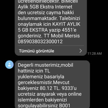 Bimcell Tl Yüklemiştim Ama Hiç Kullanamadan Bitti