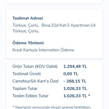 Carrefour SA Kampanya 1000 TL'ye 100 Lira İndirim