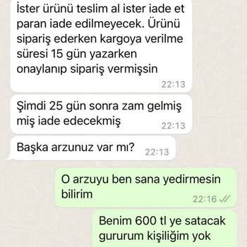 Nina Set Saygısız Üslup Ve İade Sorunu