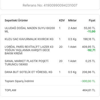 Migros İade Eksik Yatırıldı