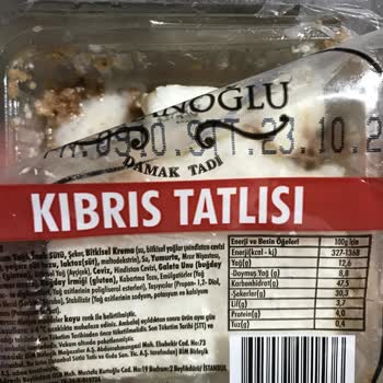 İstanbul Sütlü Tatlı Tarihi Geçmediği Halde Bozuk Gıda Maddesi