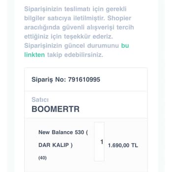 Boomertr Ayakkabı İadesi Kabul Etmiyor
