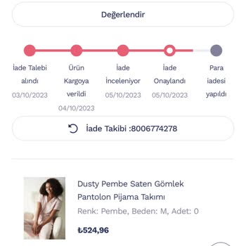 Penti.com Para İademi Yapmıyor