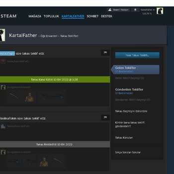 Hesabım İçin Hiçbir Şey Yapmayan Steam
