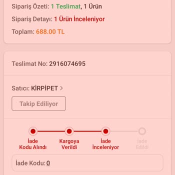 Sürat Kargo Bir Türlü Teslim Edilemeyip Satıcıya Geri Giden Kargo