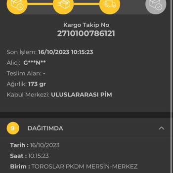 Aliexpress Kargo Elime Ulaşmadı
