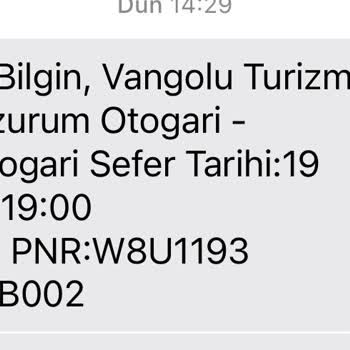 Vangölü Turizm Asla Tavsiye Etmediğim Bir Firma