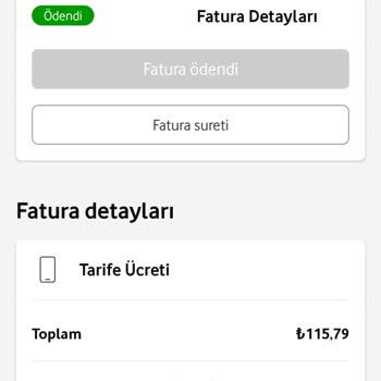 Vodafone'un Benden Haksız Yere Aldığı Para.