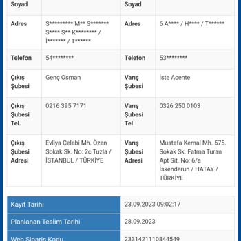 Sürat Kargo'nun İlgisizliği Ve Baştan Savma Yapılan İşler