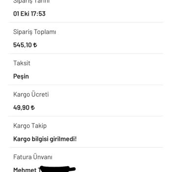 Zincirwear 19gündür Kargoya Verilmedi