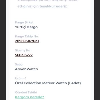 Arwen Watch Sahte Saat Satıyor