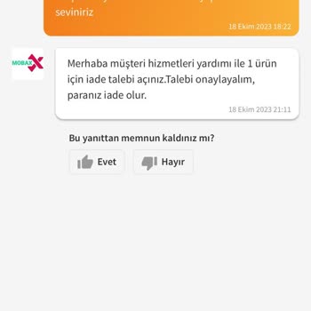 Mobaxaksesuar (Instagram) İade Talebi Sonuçsuz