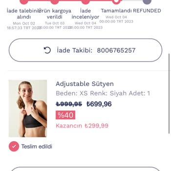 Penti Hala İademi Yatırmadı